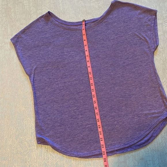 SO relaxed XL Periwinkle dolman sleeve soft and lightweight rounded hem top - Picture 5 of 9